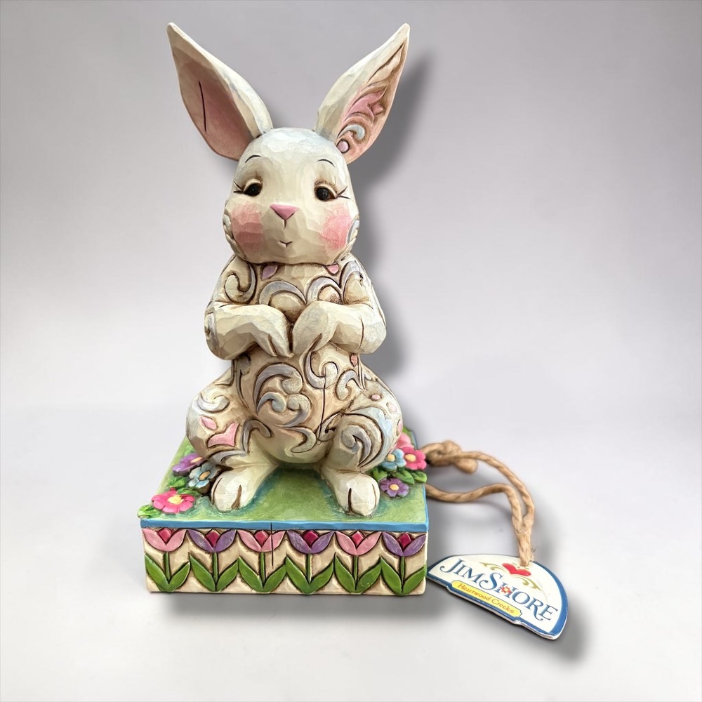 Jim Shore Heartwood Creek Cute and Cuddly Bunny Figurine 4009244 Easter 2007 New